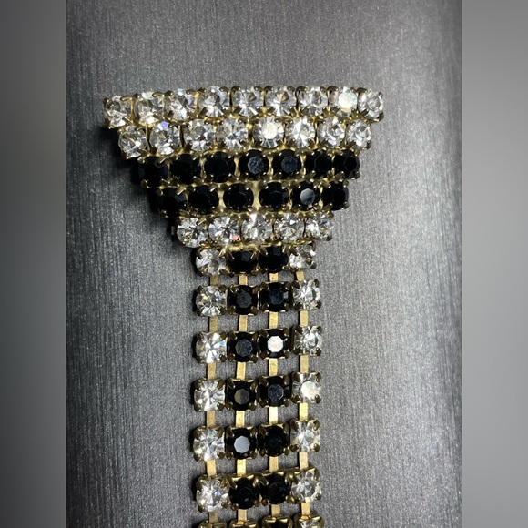 Vintage Rhinestone Tie Brooch - Picture 10 of 10